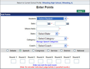 Tournament Scoring Program